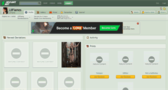 Desktop Screenshot of lilflames.deviantart.com