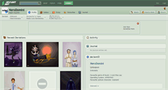 Desktop Screenshot of nerodomini.deviantart.com
