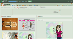 Desktop Screenshot of cecebengal.deviantart.com