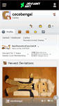 Mobile Screenshot of cecebengal.deviantart.com