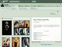 Tablet Screenshot of kerast.deviantart.com
