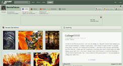 Desktop Screenshot of bonniefalcon.deviantart.com