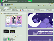 Tablet Screenshot of fireflea-san.deviantart.com
