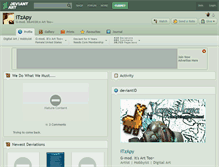 Tablet Screenshot of itzapy.deviantart.com