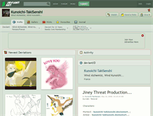 Tablet Screenshot of kunoichi-takisenshi.deviantart.com