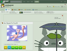 Tablet Screenshot of linksketchit.deviantart.com