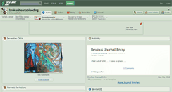 Desktop Screenshot of brokenheartsbleeding.deviantart.com