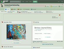Tablet Screenshot of brokenheartsbleeding.deviantart.com