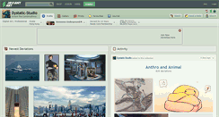 Desktop Screenshot of dystatic-studio.deviantart.com