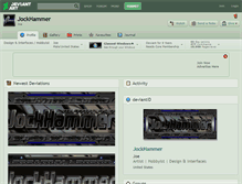 Tablet Screenshot of jockhammer.deviantart.com