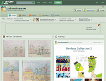 Tablet Screenshot of princessbreanne.deviantart.com