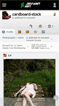 Mobile Screenshot of cardboard-stock.deviantart.com