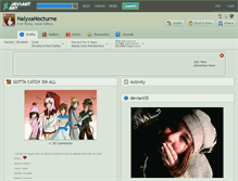 Tablet Screenshot of nalyxanocturne.deviantart.com