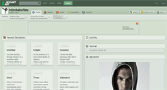 Desktop Screenshot of intimitabletate.deviantart.com