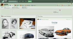 Desktop Screenshot of mazdik.deviantart.com