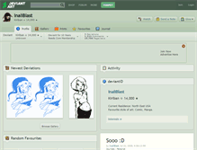 Tablet Screenshot of inaliblast.deviantart.com