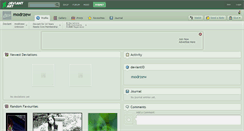 Desktop Screenshot of modrzew.deviantart.com