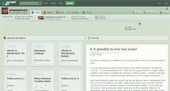 Desktop Screenshot of amaniachwen.deviantart.com