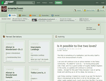 Tablet Screenshot of amaniachwen.deviantart.com