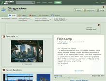 Tablet Screenshot of dilong-paradoxus.deviantart.com