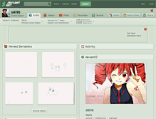 Tablet Screenshot of mk98.deviantart.com