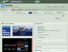 Tablet Screenshot of fediafedia.deviantart.com