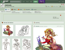 Tablet Screenshot of mishinsilo.deviantart.com