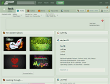 Tablet Screenshot of fecik.deviantart.com