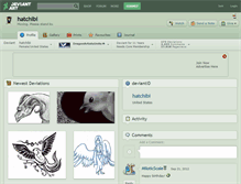 Tablet Screenshot of hatchibi.deviantart.com