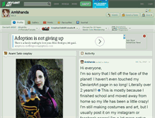Tablet Screenshot of amishanda.deviantart.com