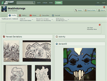 Tablet Screenshot of deadshotomega.deviantart.com