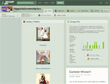 Tablet Screenshot of happyhalloweenmaria.deviantart.com