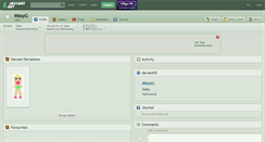 Desktop Screenshot of missyg.deviantart.com