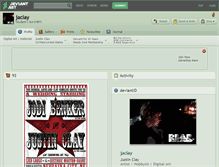 Tablet Screenshot of jaclay.deviantart.com