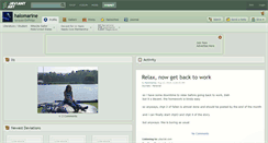Desktop Screenshot of halomarine.deviantart.com