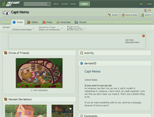 Tablet Screenshot of capt-nemo.deviantart.com