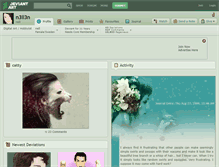 Tablet Screenshot of n3ll3n.deviantart.com