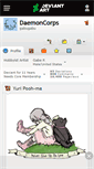Mobile Screenshot of daemoncorps.deviantart.com