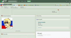 Desktop Screenshot of datassrussiaplz.deviantart.com