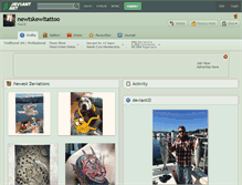 Tablet Screenshot of newtskewltattoo.deviantart.com