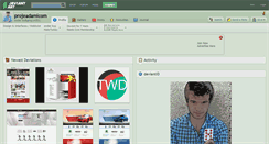 Desktop Screenshot of projeadamicom.deviantart.com