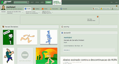 Desktop Screenshot of mortolani.deviantart.com