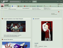 Tablet Screenshot of lexari.deviantart.com