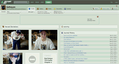 Desktop Screenshot of getheyon.deviantart.com