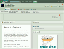 Tablet Screenshot of onyxthechimp.deviantart.com