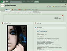 Tablet Screenshot of iamfatamorgana.deviantart.com