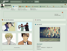 Tablet Screenshot of deempol.deviantart.com