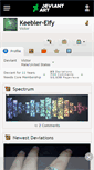 Mobile Screenshot of keebler-elfy.deviantart.com