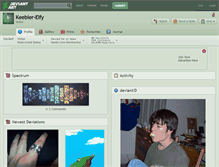 Tablet Screenshot of keebler-elfy.deviantart.com