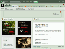 Tablet Screenshot of felixmdx.deviantart.com